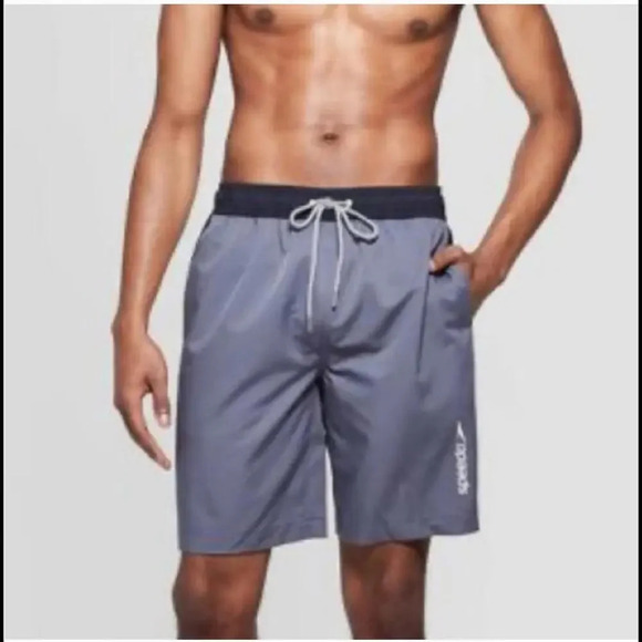 Speedo Men's Marina Long Volley Swim Trunks Medium - Picture 1 of 15